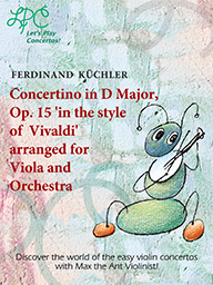 Concertino in G major Op.15 ‘in the style of Vivaldi’ arranged for Viola and Orchestra