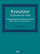 42 Etudes No. 22 - No. 42 for Viola